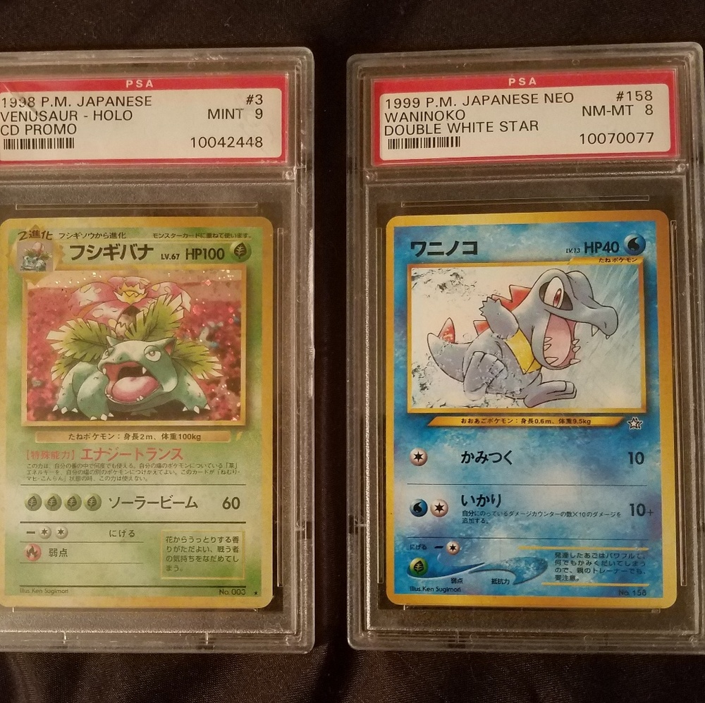 PSA graded Pokemon Collectors cards